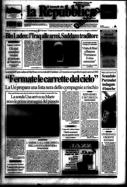 Il lunedì de La repubblica